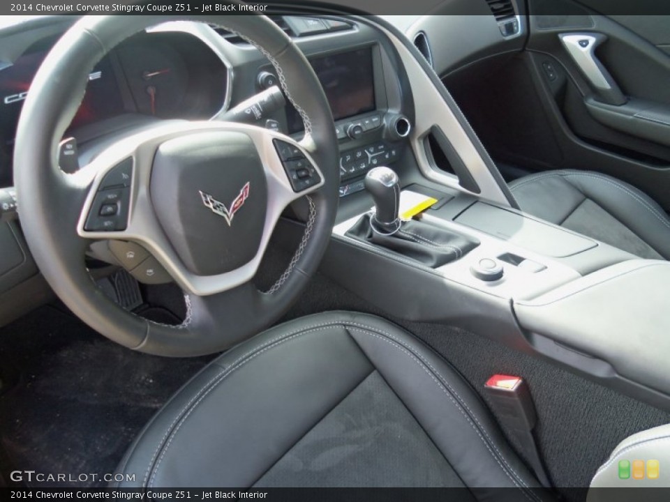 Jet Black Interior Prime Interior for the 2014 Chevrolet Corvette Stingray Coupe Z51 #90867257