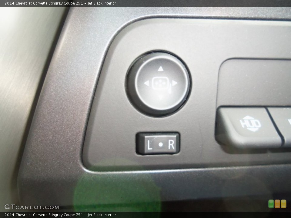 Jet Black Interior Controls for the 2014 Chevrolet Corvette Stingray Coupe Z51 #90867271