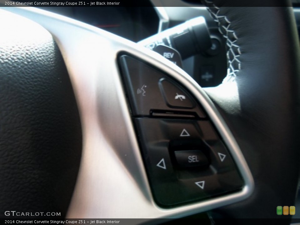 Jet Black Interior Controls for the 2014 Chevrolet Corvette Stingray Coupe Z51 #90867305
