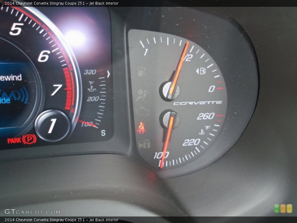 Jet Black Interior Gauges for the 2014 Chevrolet Corvette Stingray Coupe Z51 #90867371