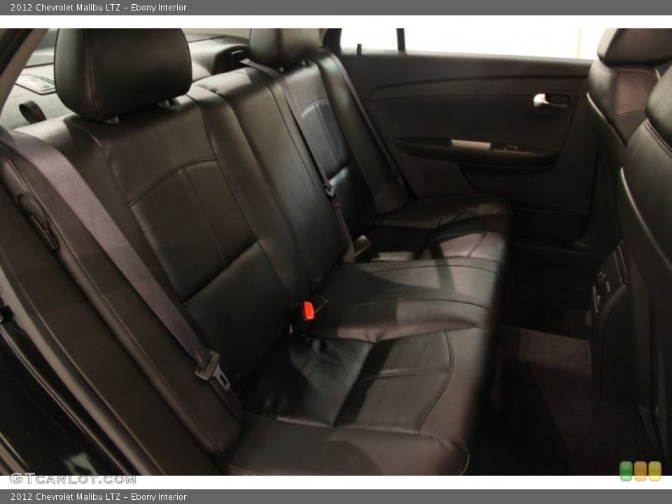 Ebony Interior Rear Seat for the 2012 Chevrolet Malibu LTZ #90868736