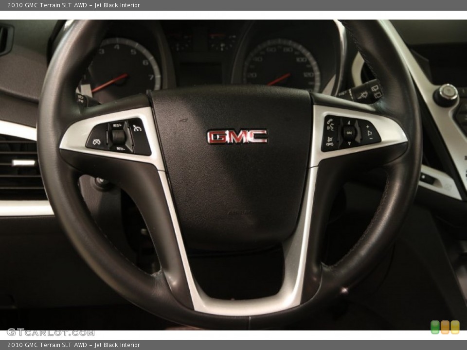 Jet Black Interior Steering Wheel for the 2010 GMC Terrain SLT AWD #90869903