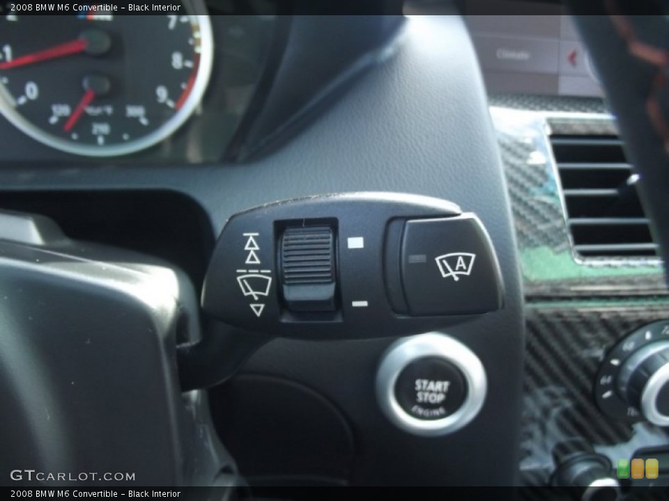 Black Interior Controls for the 2008 BMW M6 Convertible #90871043