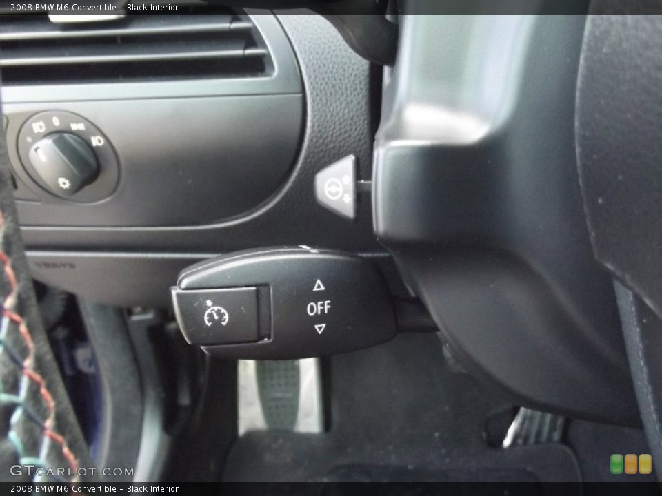 Black Interior Controls for the 2008 BMW M6 Convertible #90871085