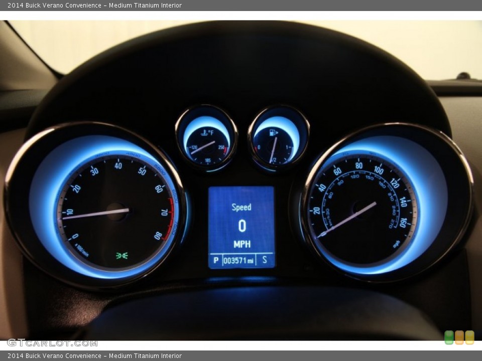 Medium Titanium Interior Gauges for the 2014 Buick Verano Convenience #90871129