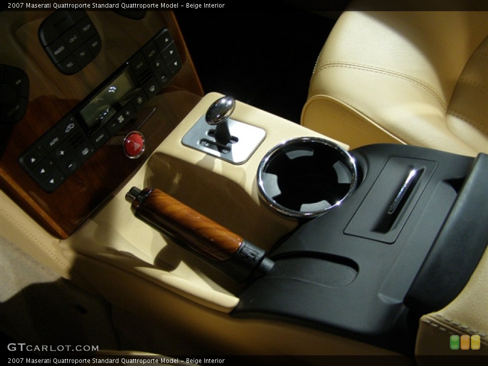 Beige Interior Transmission for the 2007 Maserati Quattroporte  #90874