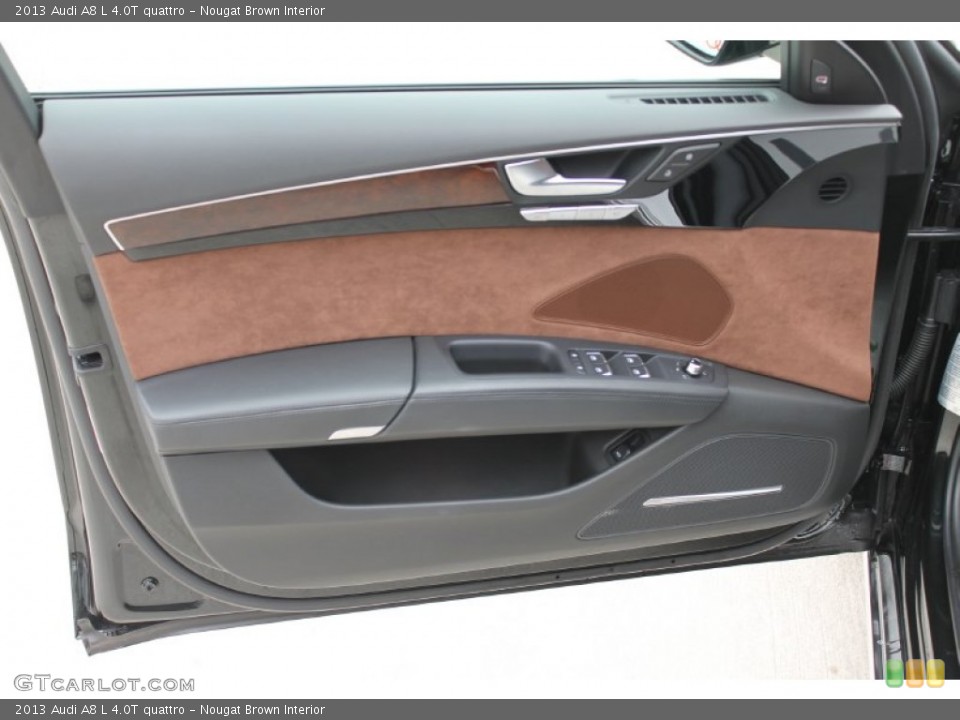 Nougat Brown Interior Door Panel for the 2013 Audi A8 L 4.0T quattro #90874193