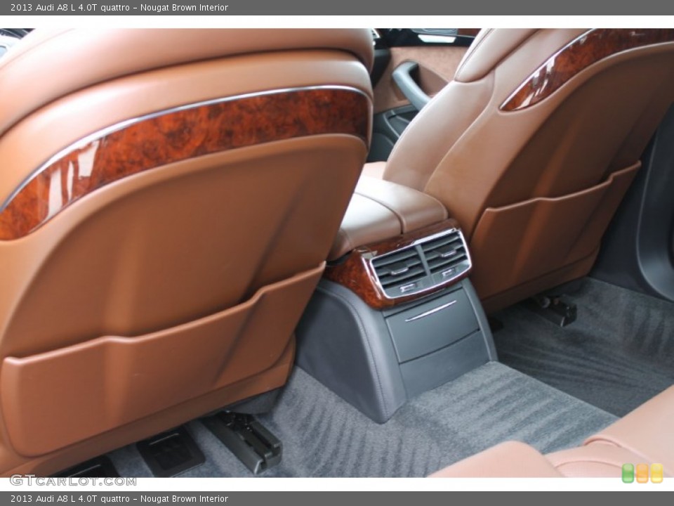 Nougat Brown Interior Rear Seat for the 2013 Audi A8 L 4.0T quattro #90874600