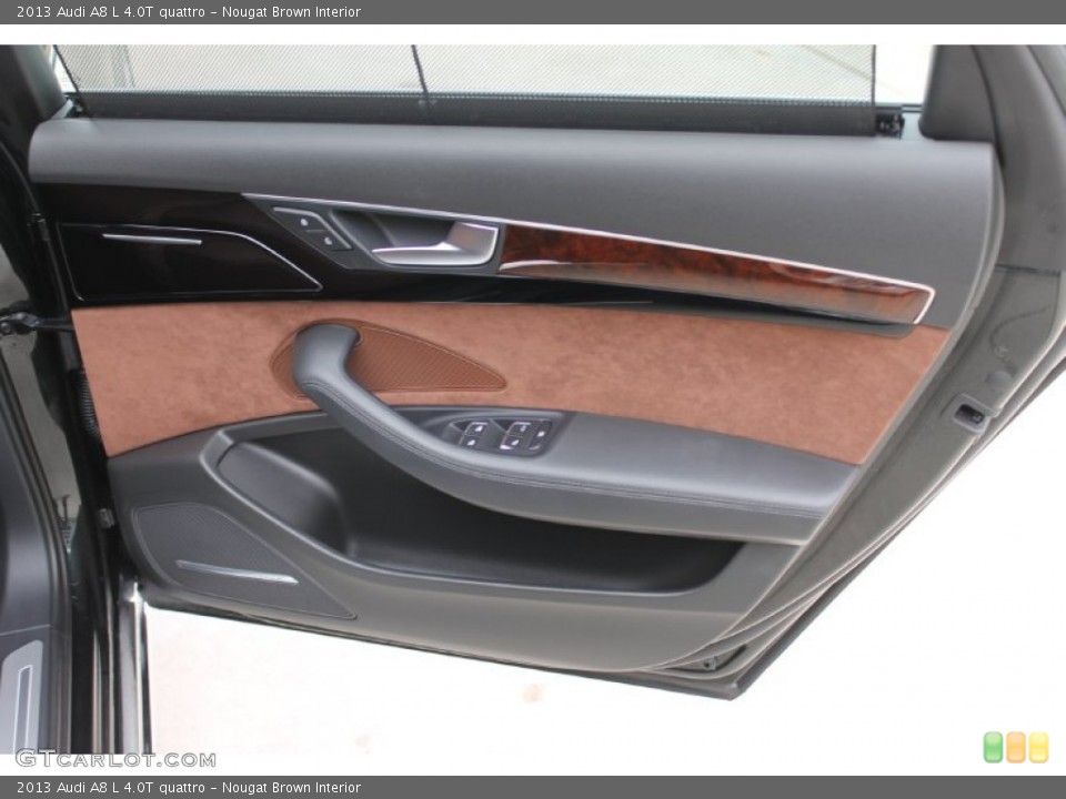 Nougat Brown Interior Door Panel for the 2013 Audi A8 L 4.0T quattro #90874679