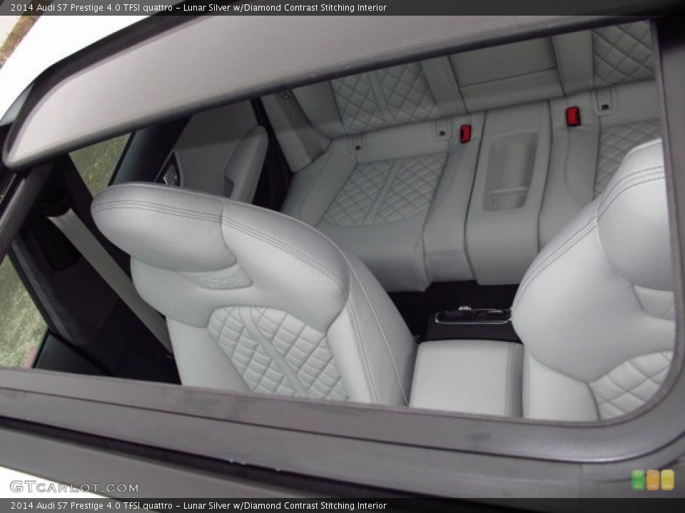 Lunar Silver w/Diamond Contrast Stitching Interior Photo for the 2014 Audi S7 Prestige 4.0 TFSI quattro #90877267