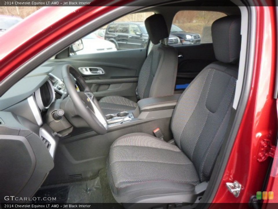 Jet Black Interior Front Seat for the 2014 Chevrolet Equinox LT AWD #90879278