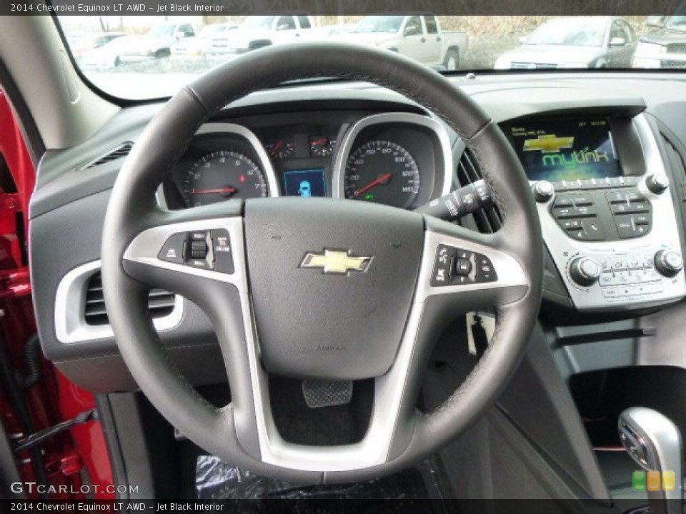 Jet Black Interior Steering Wheel for the 2014 Chevrolet Equinox LT AWD #90879365