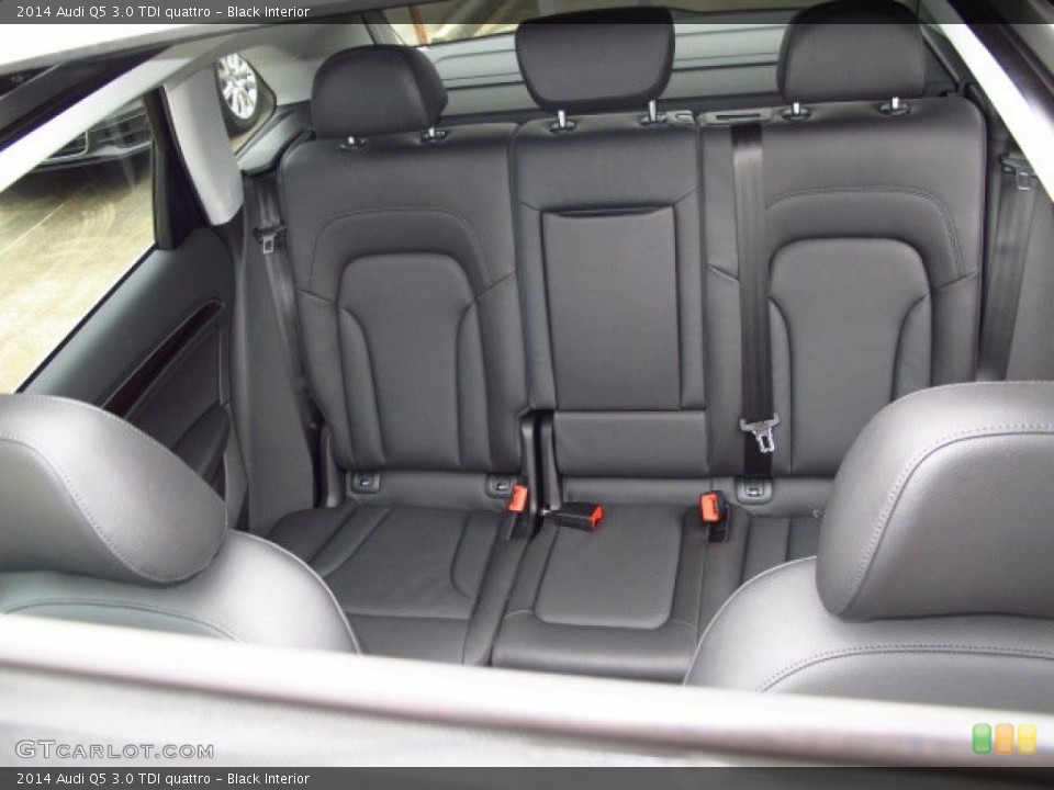 Black Interior Rear Seat for the 2014 Audi Q5 3.0 TDI quattro #90879914