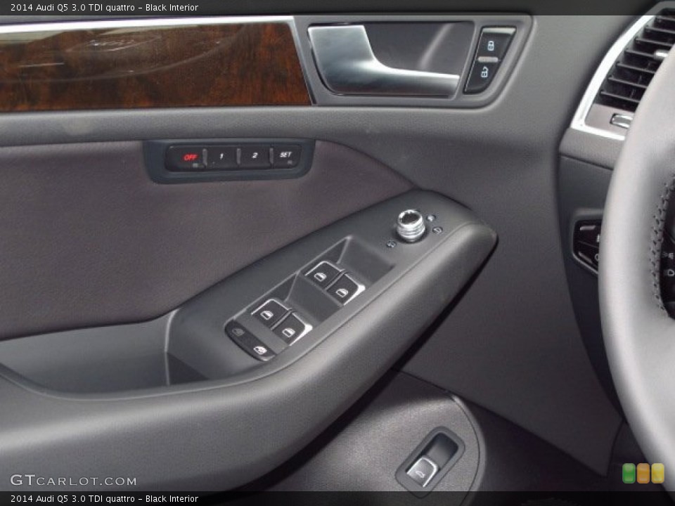 Black Interior Controls for the 2014 Audi Q5 3.0 TDI quattro #90879968