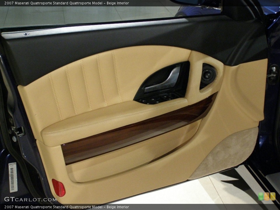 Beige Interior Door Panel for the 2007 Maserati Quattroporte  #90886