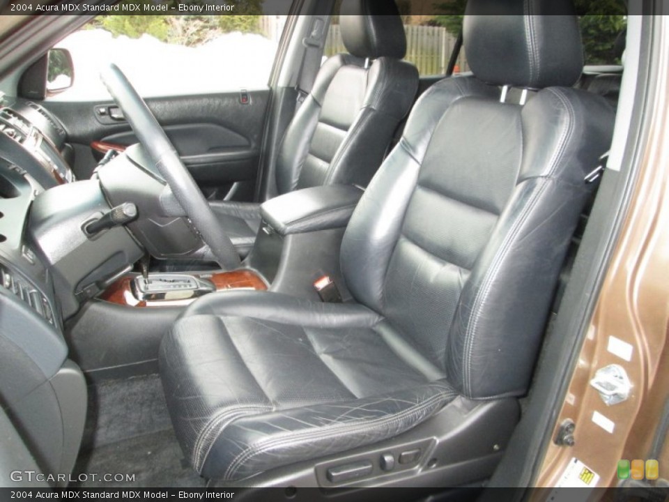 Ebony Interior Front Seat for the 2004 Acura MDX  #90894553