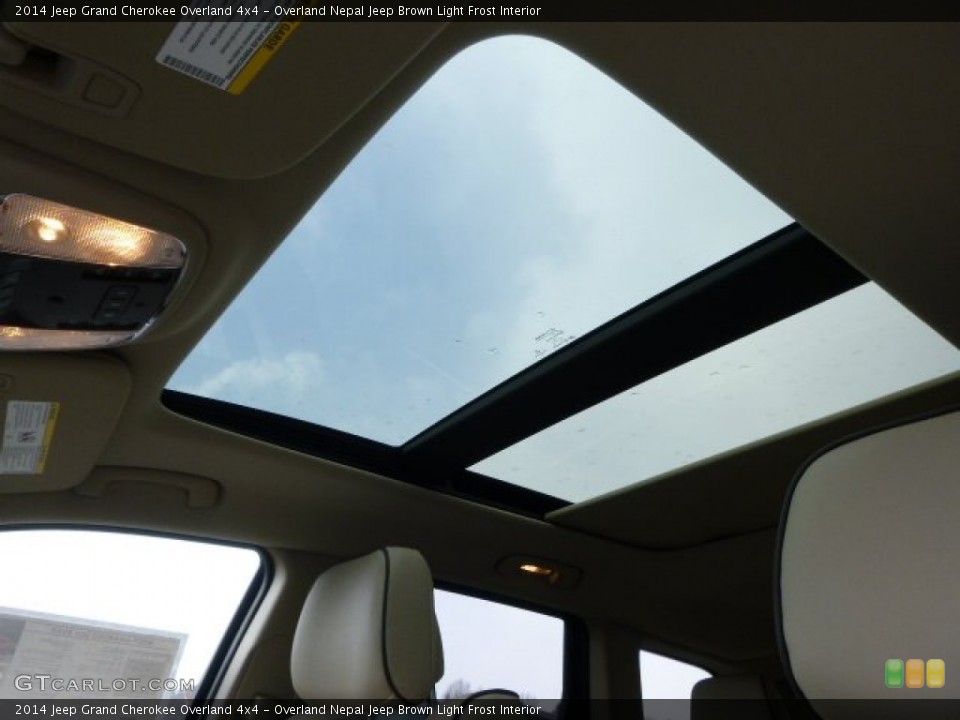 Overland Nepal Jeep Brown Light Frost Interior Sunroof for the 2014 Jeep Grand Cherokee Overland 4x4 #90894619