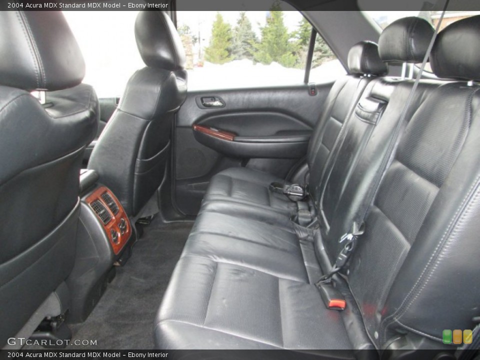 Ebony Interior Rear Seat for the 2004 Acura MDX  #90894629