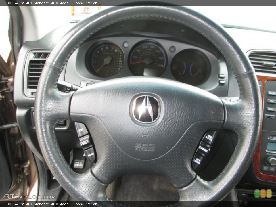 Ebony Interior Steering Wheel for the 2004 Acura MDX  #90894814