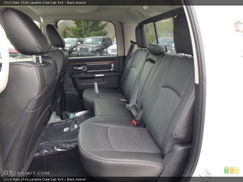 Black Interior Rear Seat for the 2014 Ram 1500 Laramie Crew Cab 4x4 #90898822