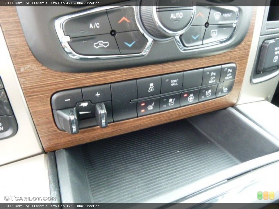 Black Interior Controls for the 2014 Ram 1500 Laramie Crew Cab 4x4 #90898954