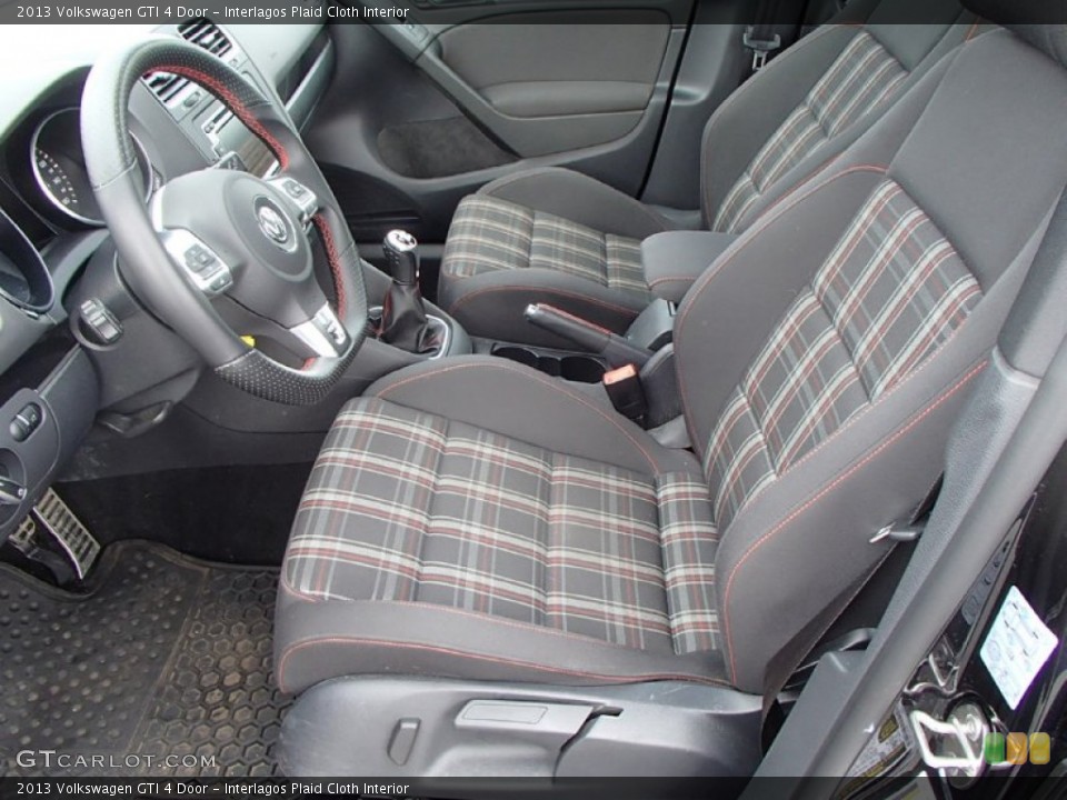 Interlagos Plaid Cloth Interior Front Seat for the 2013 Volkswagen GTI 4 Door #90900043