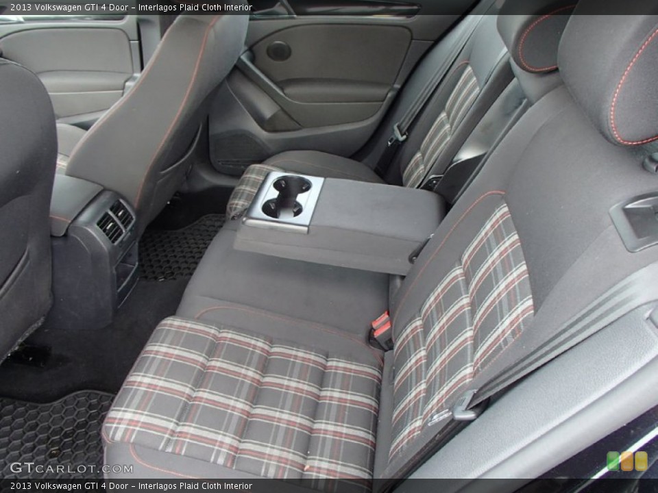 Interlagos Plaid Cloth Interior Rear Seat for the 2013 Volkswagen GTI 4 Door #90900064