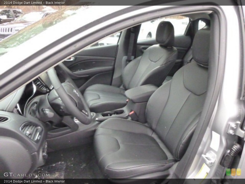 Black 2014 Dodge Dart Interiors