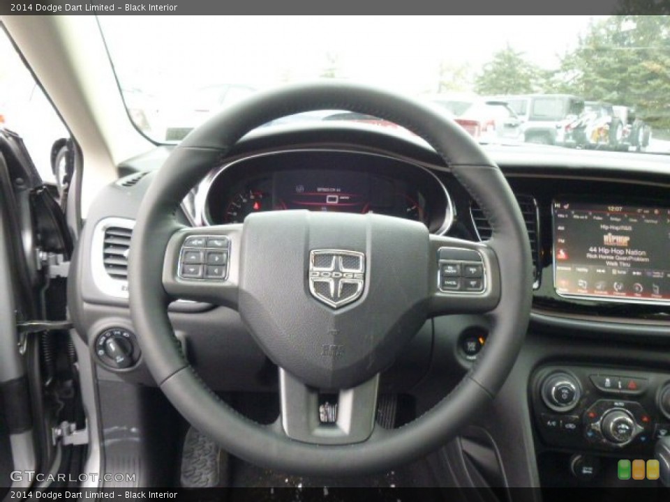 Black Interior Steering Wheel for the 2014 Dodge Dart Limited #90900976