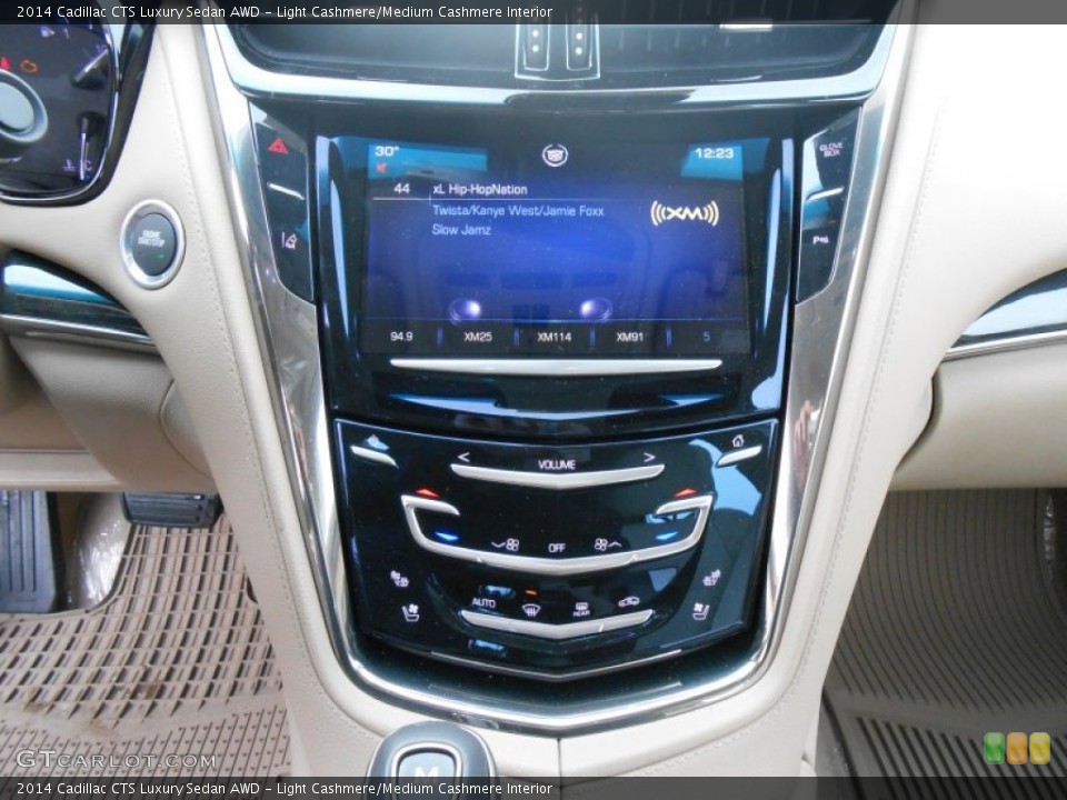 Light Cashmere/Medium Cashmere Interior Controls for the 2014 Cadillac CTS Luxury Sedan AWD #90904435