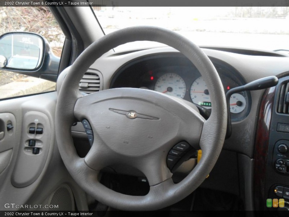 Taupe Interior Steering Wheel for the 2002 Chrysler Town & Country LX #90909037