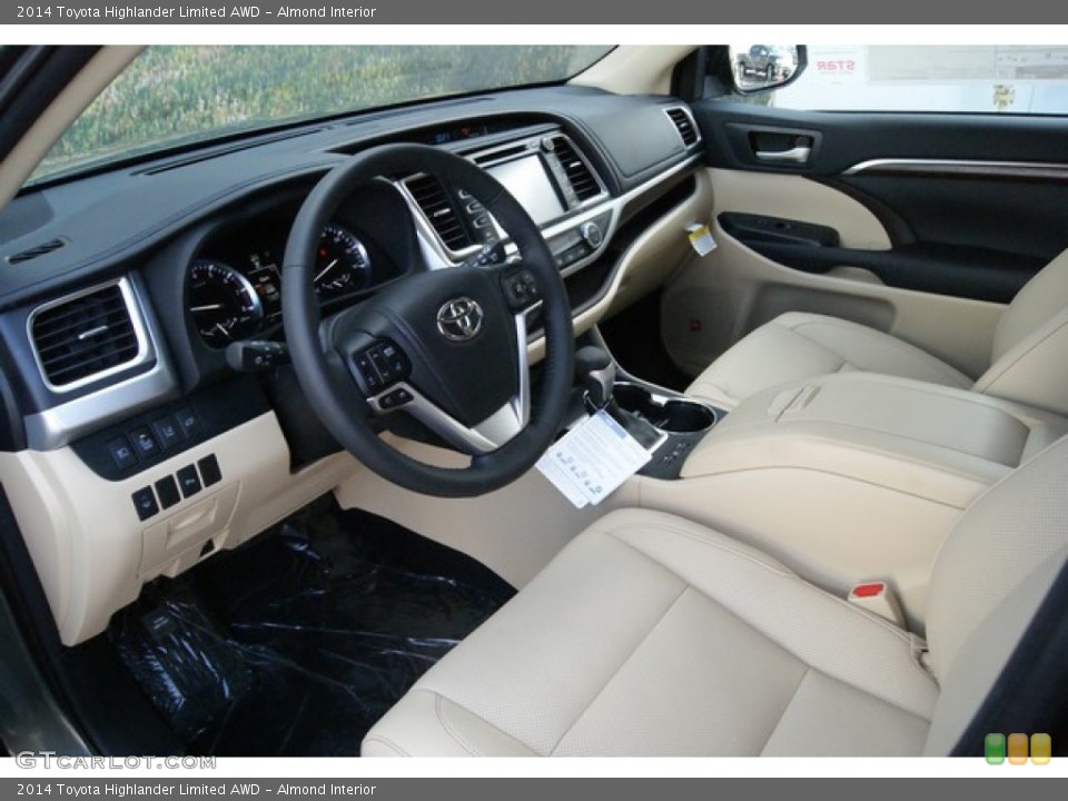 Almond 2014 Toyota Highlander Interiors