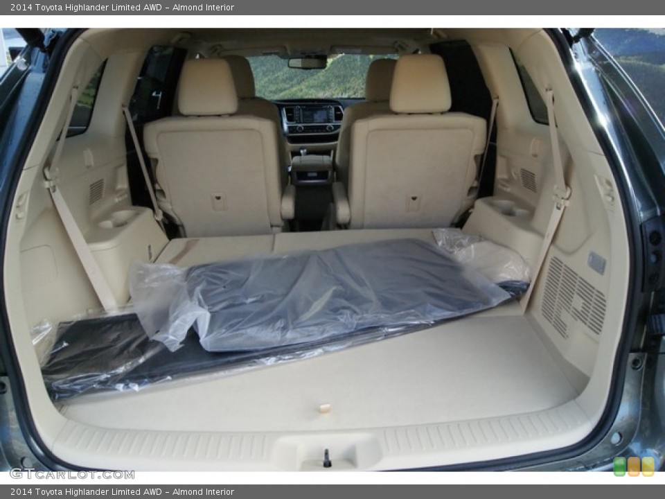 Almond Interior Trunk for the 2014 Toyota Highlander Limited AWD #90912238
