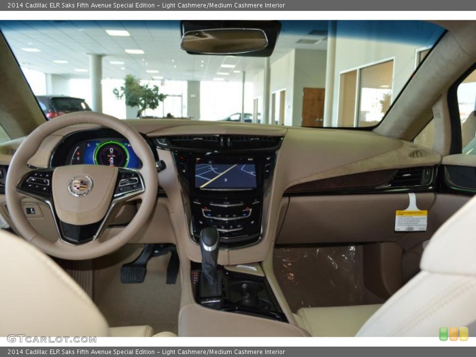 Light Cashmere/Medium Cashmere Interior Dashboard for the 2014 Cadillac ELR Saks Fifth Avenue Special Edition #90913399