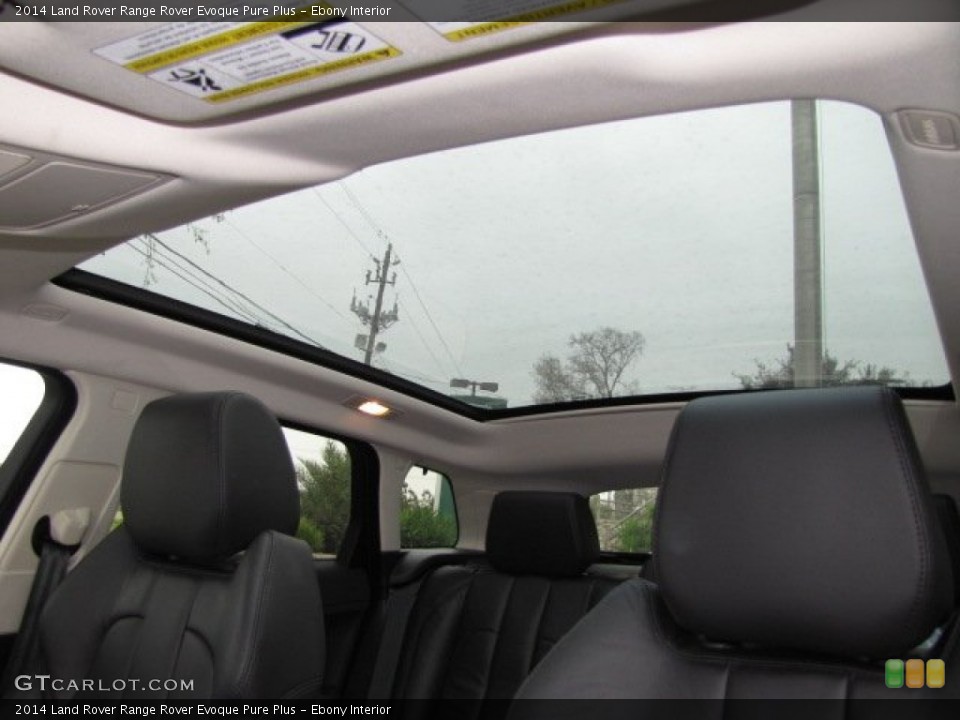 Ebony Interior Sunroof for the 2014 Land Rover Range Rover Evoque Pure Plus #90913509