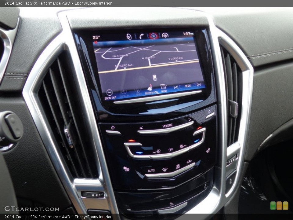 Ebony/Ebony Interior Controls for the 2014 Cadillac SRX Performance AWD #90913944