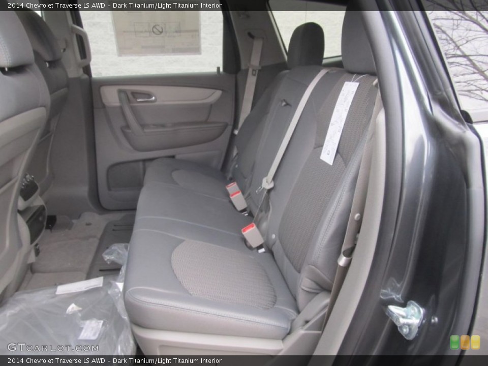 Dark Titanium/Light Titanium Interior Rear Seat for the 2014 Chevrolet Traverse LS AWD #90917740