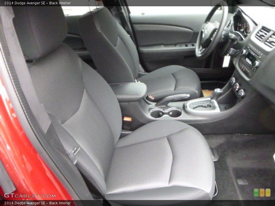 Black Interior Front Seat for the 2014 Dodge Avenger SE #90926338