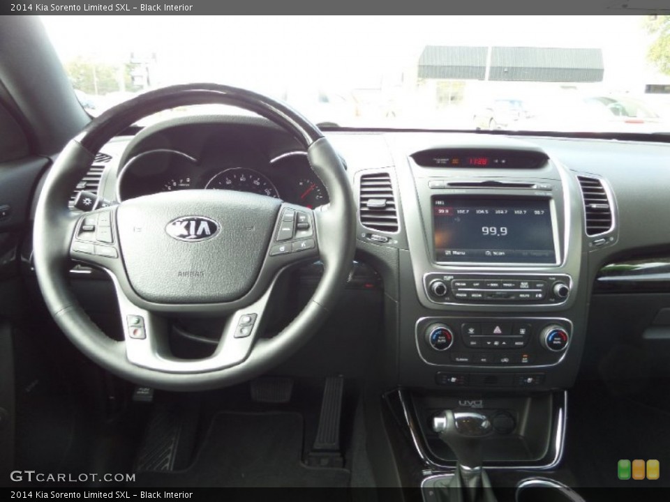 Black Interior Dashboard for the 2014 Kia Sorento Limited SXL #90928147
