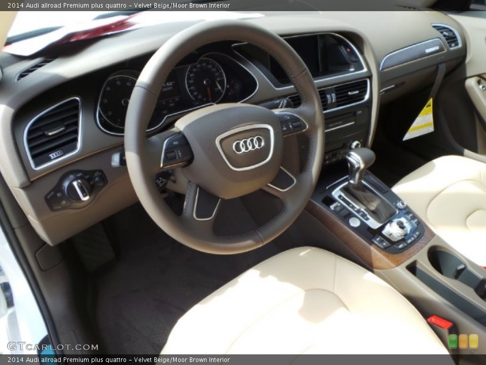 Velvet Beige/Moor Brown 2014 Audi allroad Interiors