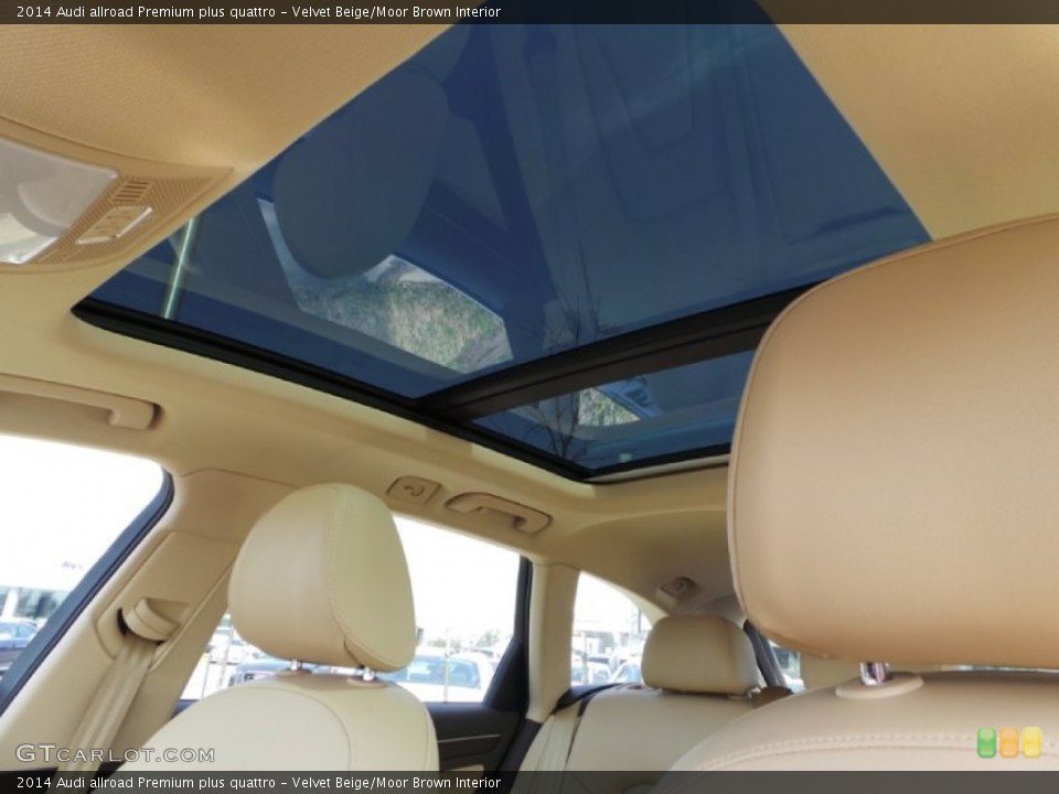 Velvet Beige/Moor Brown Interior Sunroof for the 2014 Audi allroad Premium plus quattro #90929827