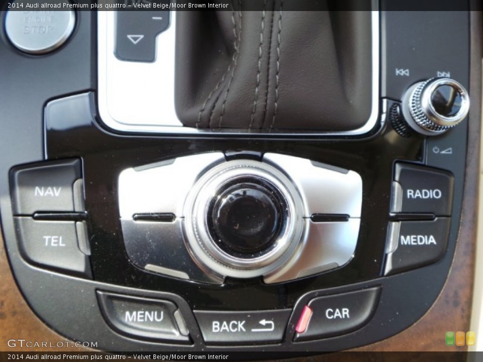 Velvet Beige/Moor Brown Interior Controls for the 2014 Audi allroad Premium plus quattro #90929848