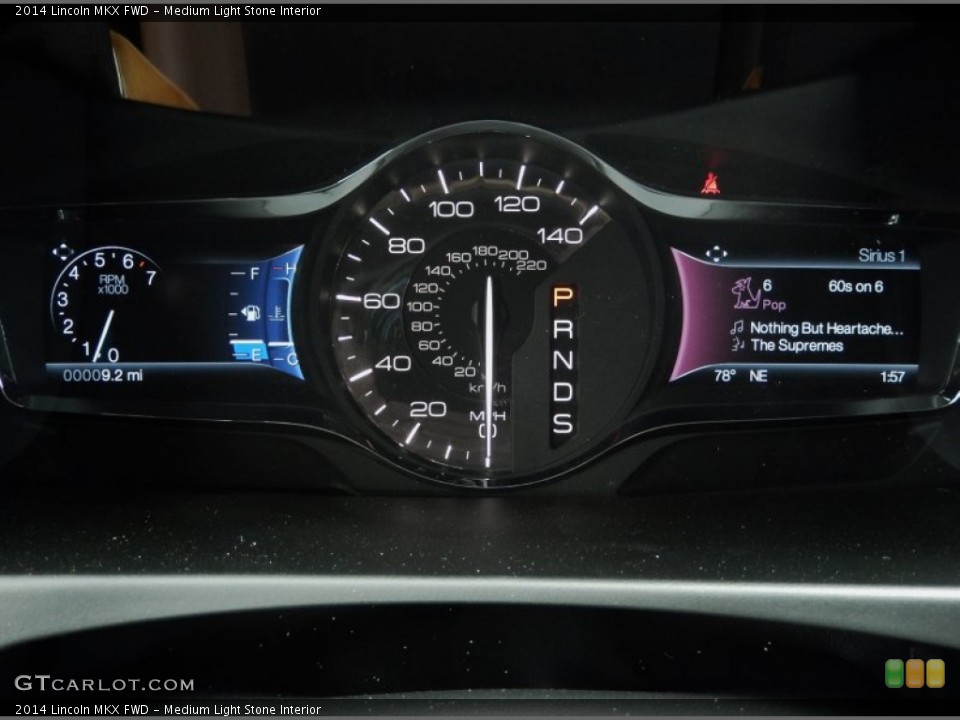 Medium Light Stone Interior Gauges for the 2014 Lincoln MKX FWD #90932708