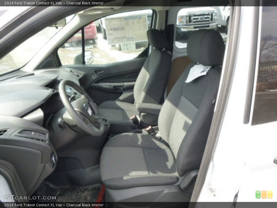 Charcoal Black Interior Front Seat for the 2014 Ford Transit Connect XL Van #90933110