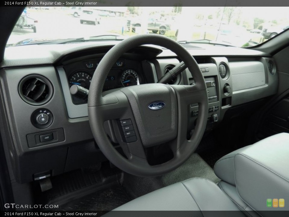 Steel Grey Interior Dashboard for the 2014 Ford F150 XL Regular Cab #90933412