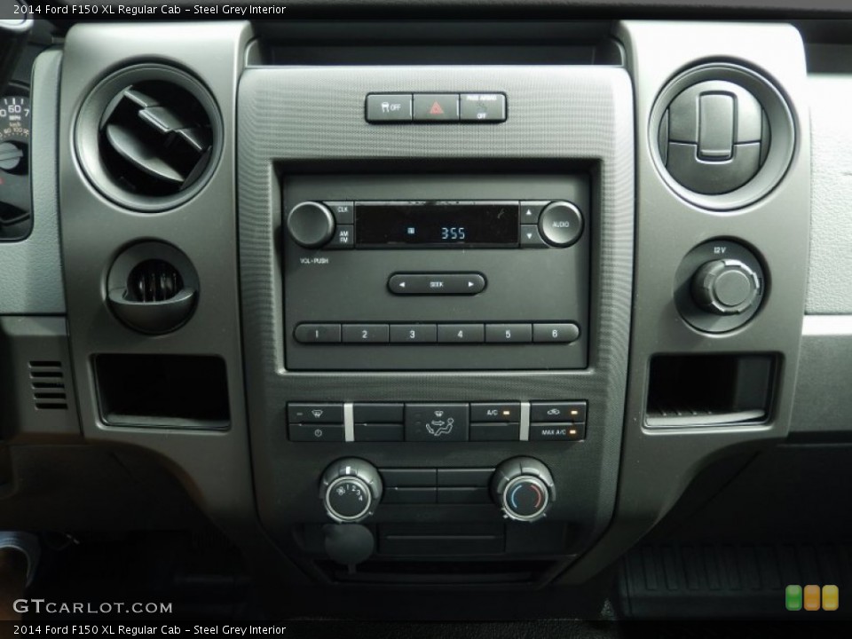Steel Grey Interior Controls for the 2014 Ford F150 XL Regular Cab #90933458