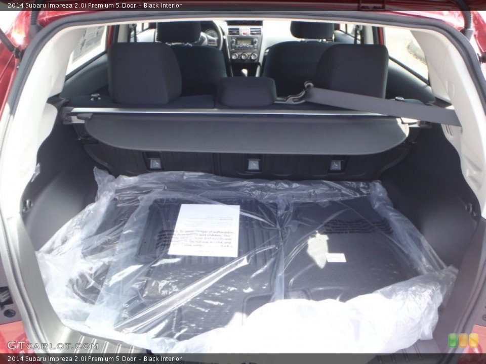 Black Interior Trunk for the 2014 Subaru Impreza 2.0i Premium 5 Door #90933960