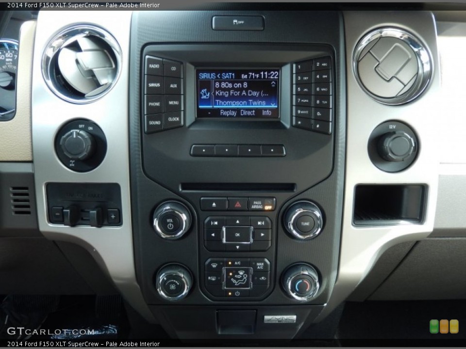 Pale Adobe Interior Controls for the 2014 Ford F150 XLT SuperCrew #90934016