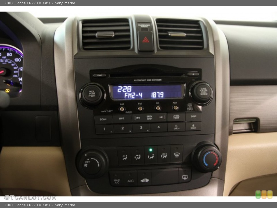 Ivory Interior Controls for the 2007 Honda CR-V EX 4WD #90935093