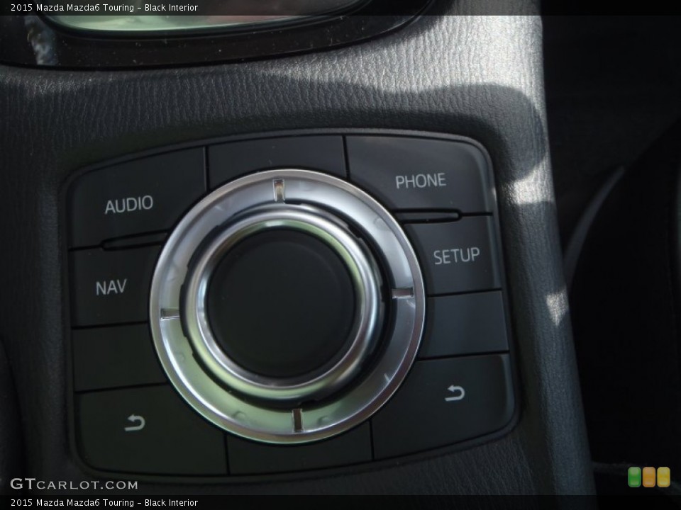 Black Interior Controls for the 2015 Mazda Mazda6 Touring #90935183